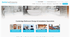 Desktop Screenshot of cambridgebathrooms.com