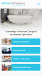 Mobile Screenshot of cambridgebathrooms.com